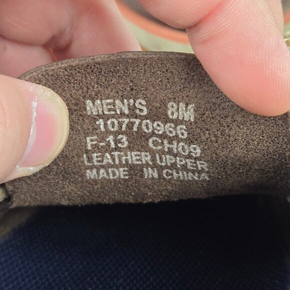 Sperry Top Sider Men 8M Leeward 2-Eye Two Tone Brown Leather Lifestyle Boat Shoe - Picture 12 of 12